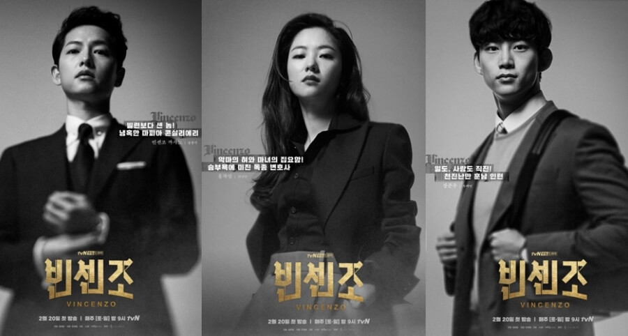 "Vincenzo" Dizisinin Yeni Afişleri ve Yeni Bir Fragmanı Yayımlandı